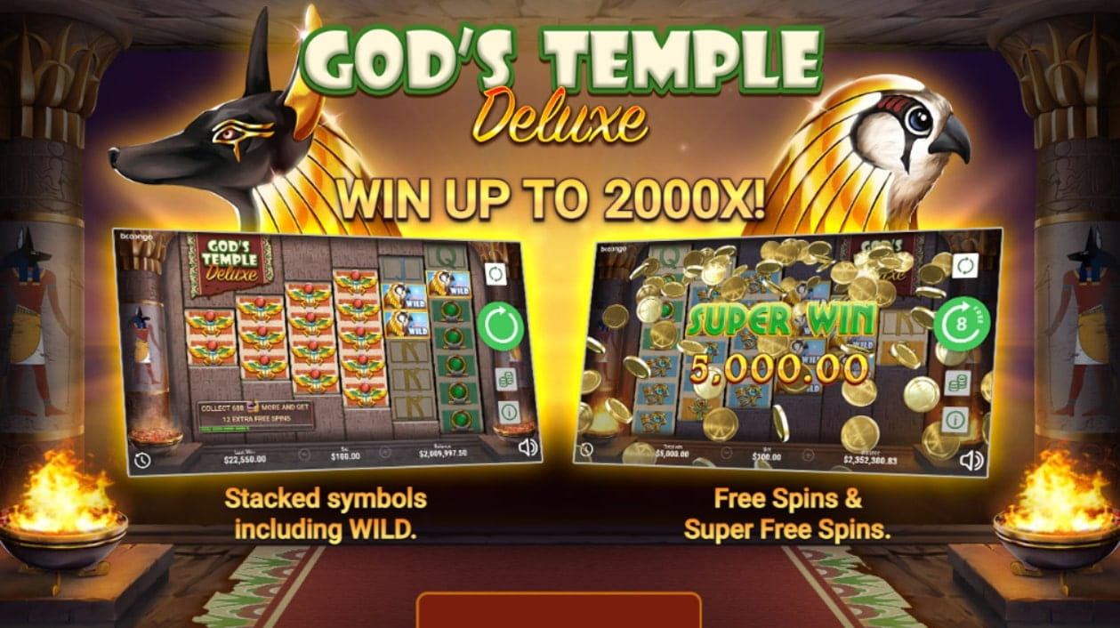 Booongo Le Temple de Dieu Deluxe Slot